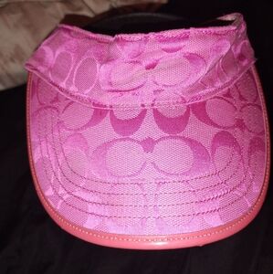 COPY - Coach pink 🩷 vintage sun visor